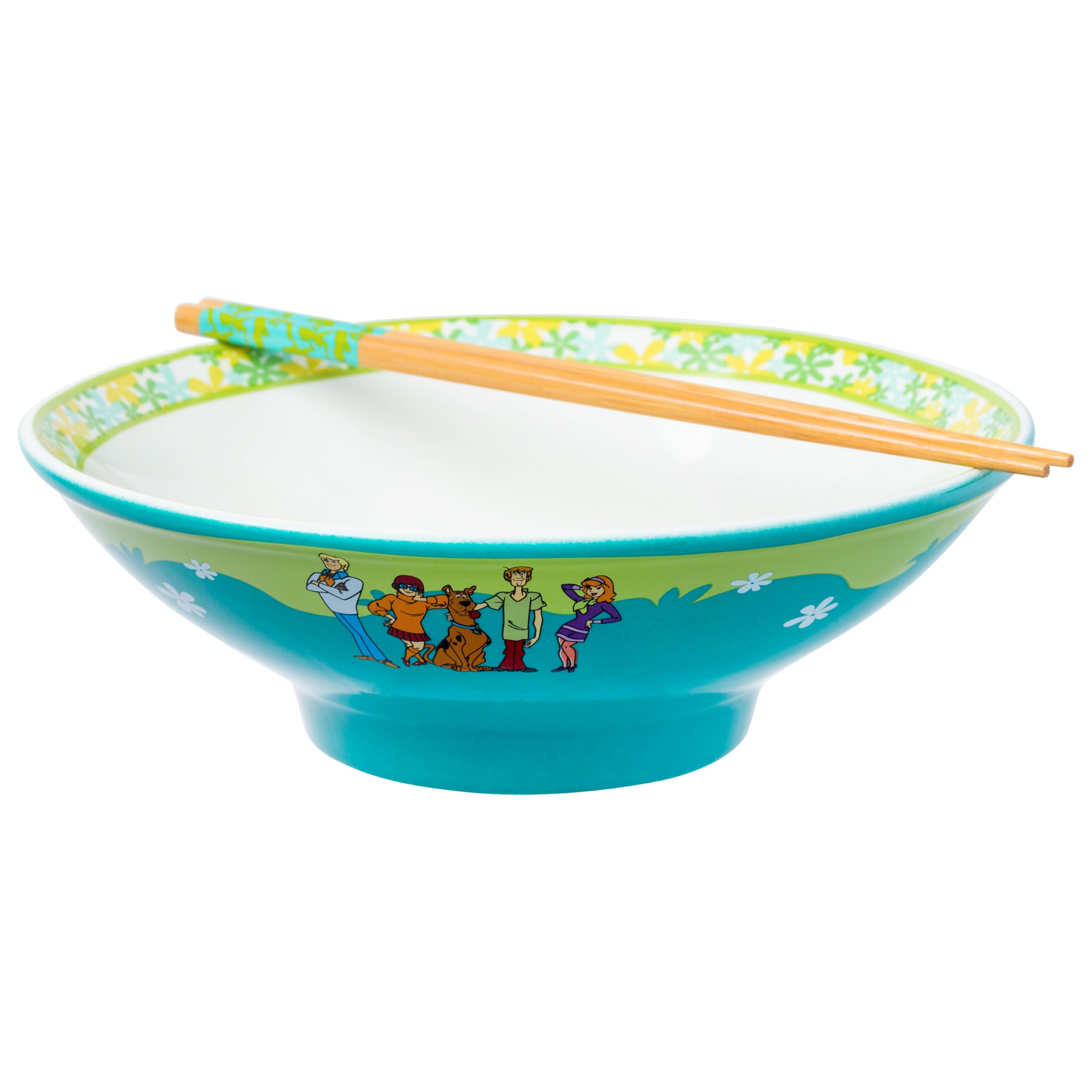 Silver Buffalo Scooby-Doo, Ramen Bowl with Chopsticks, 30oz