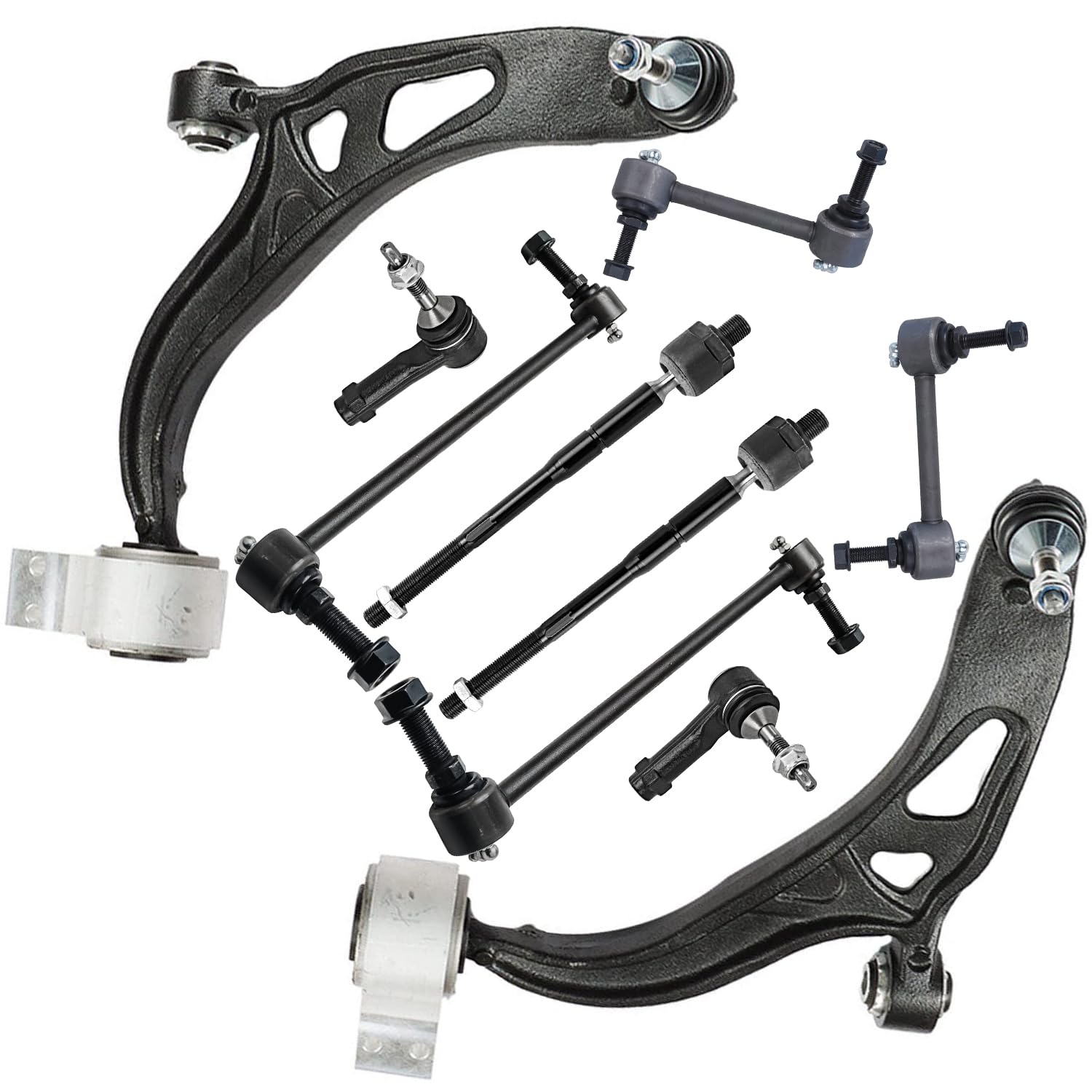 Detroit Axle - 10pc Front End Kit for 2011-2019 Ford Explorer