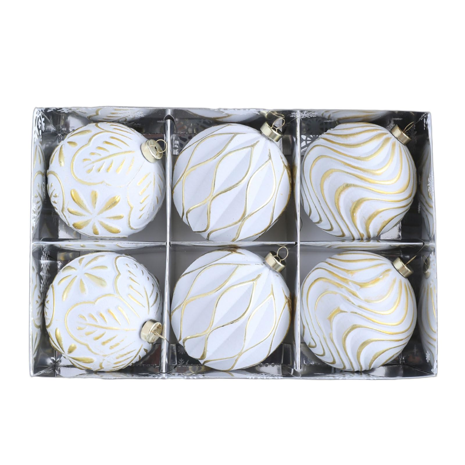 our fave 6Pcs Shatterproof Christmas Decoration for Tree Wreath Mantels Staircase Christmas Decorations