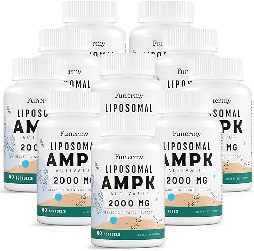 Miniatura 8 de Activador liposomal AMPK 2000 mg - Alta biodisponibilidad Berberina HCL, DIM, cardo mariano y corteza de canela Cápsula 6 en 1 AMPK Suplementos para