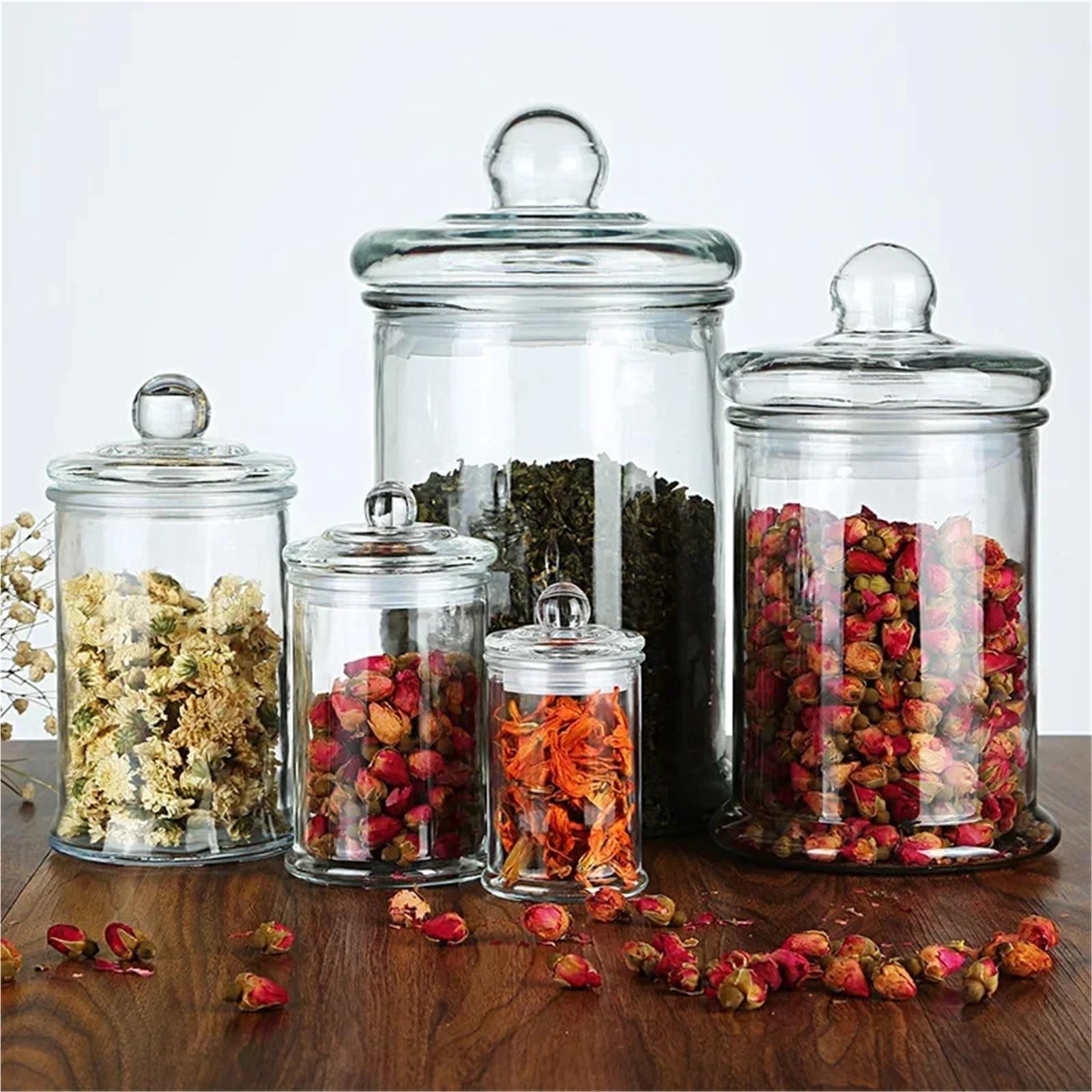 Barattolo Di Vetro Da 2 Pezzi Set di contenitori per alimenti