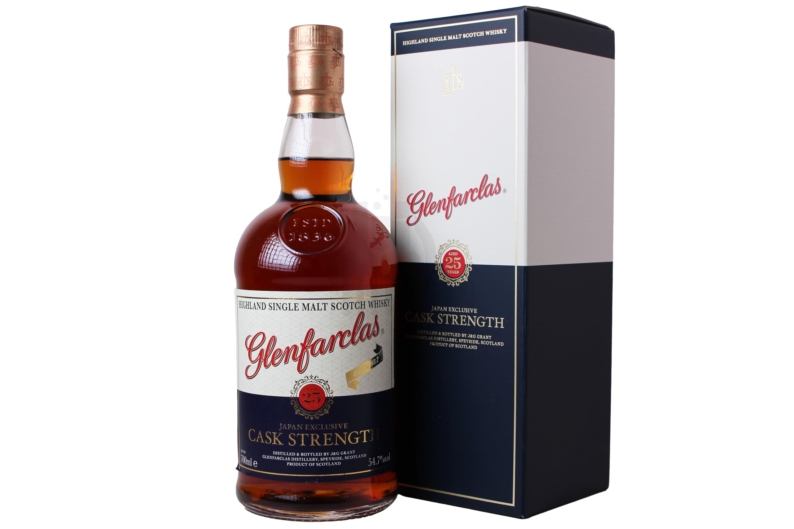Amazon.co.jp: グレンファークラス カスクストレングス 25年 54.7