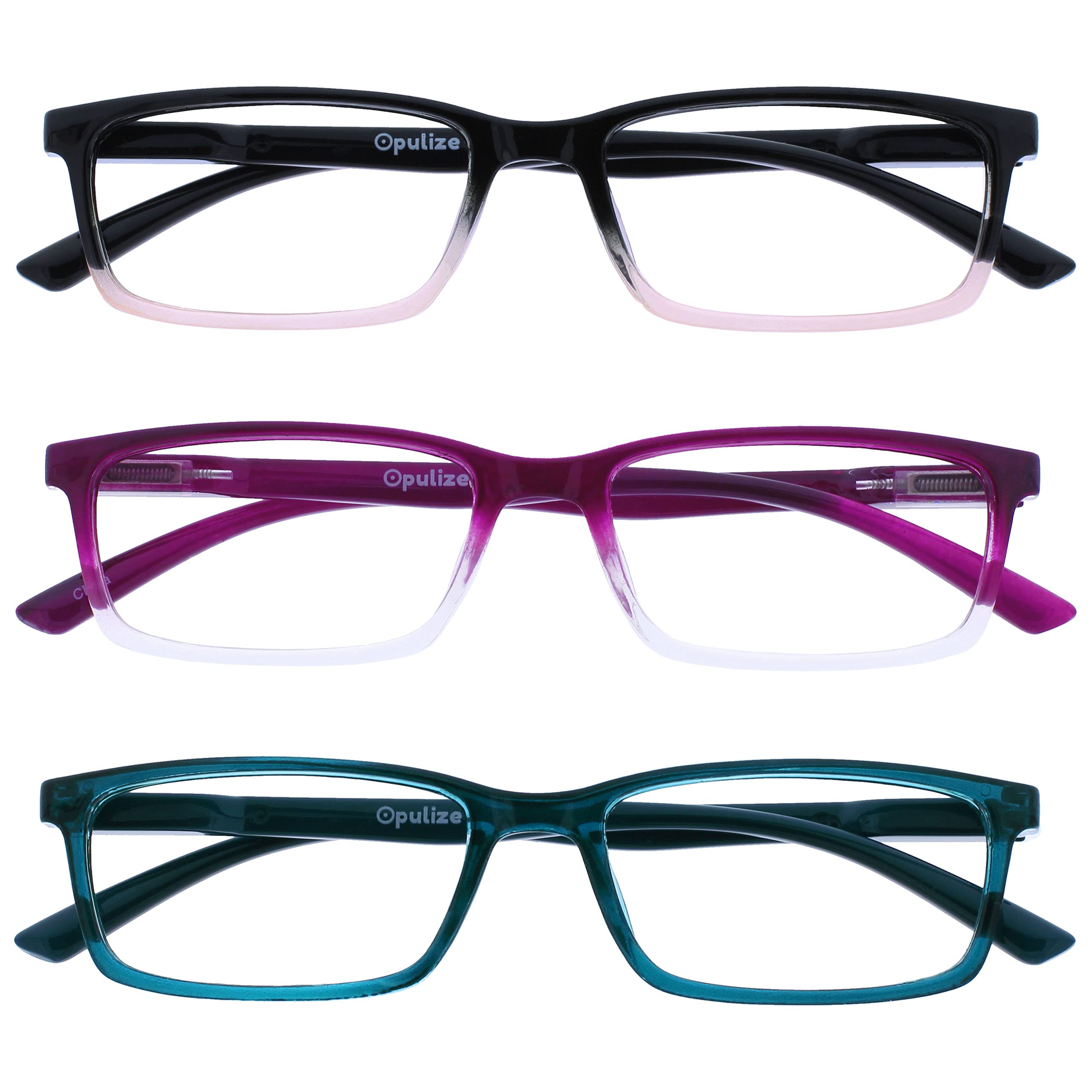 Opulize See Gafas Filtro Luz Azul Montura Estrecha Bisagras de Resorte Mejoran Sueño Reducen Dolor de Cabeza Ordenador Videojuegos Antirreflejante Hombre Mujer B9
