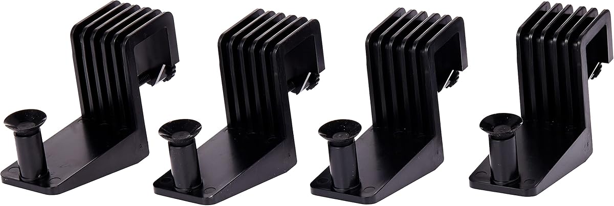 PENN-PLAX Reptology Turtle Topper Extender Clips (4 Pieces) – Safely Mounts to Tanks up to 19.5” Wide