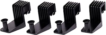 PENN-PLAX Reptology Turtle Topper Extender Clips 4 Pieces Safely Mounts to Tanks up to 19.5 Wide