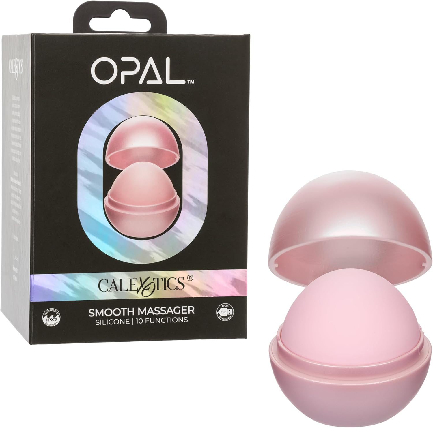 CalExotics Opal Tickler Massager, Adult Sex Toy Vibrator for Women and Her - SE-0008-80-3