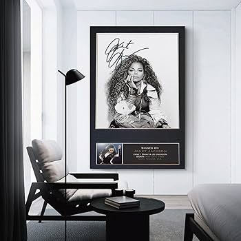Amazon.com: IVNE HY5V Janet Jackson 3 Canvas Poster Wall