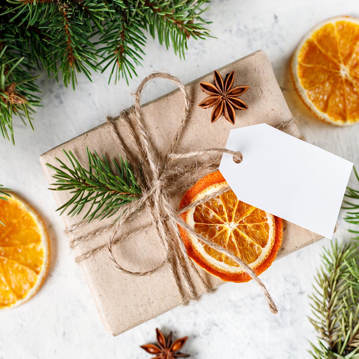 42pcs Christmas Tree Decorations,Dried Orange Slices Cinnamon Sticks Star Anise for Christmas Tree Wreath DIY Crafts Vase Filler Home Wedding Decorations - Image 2