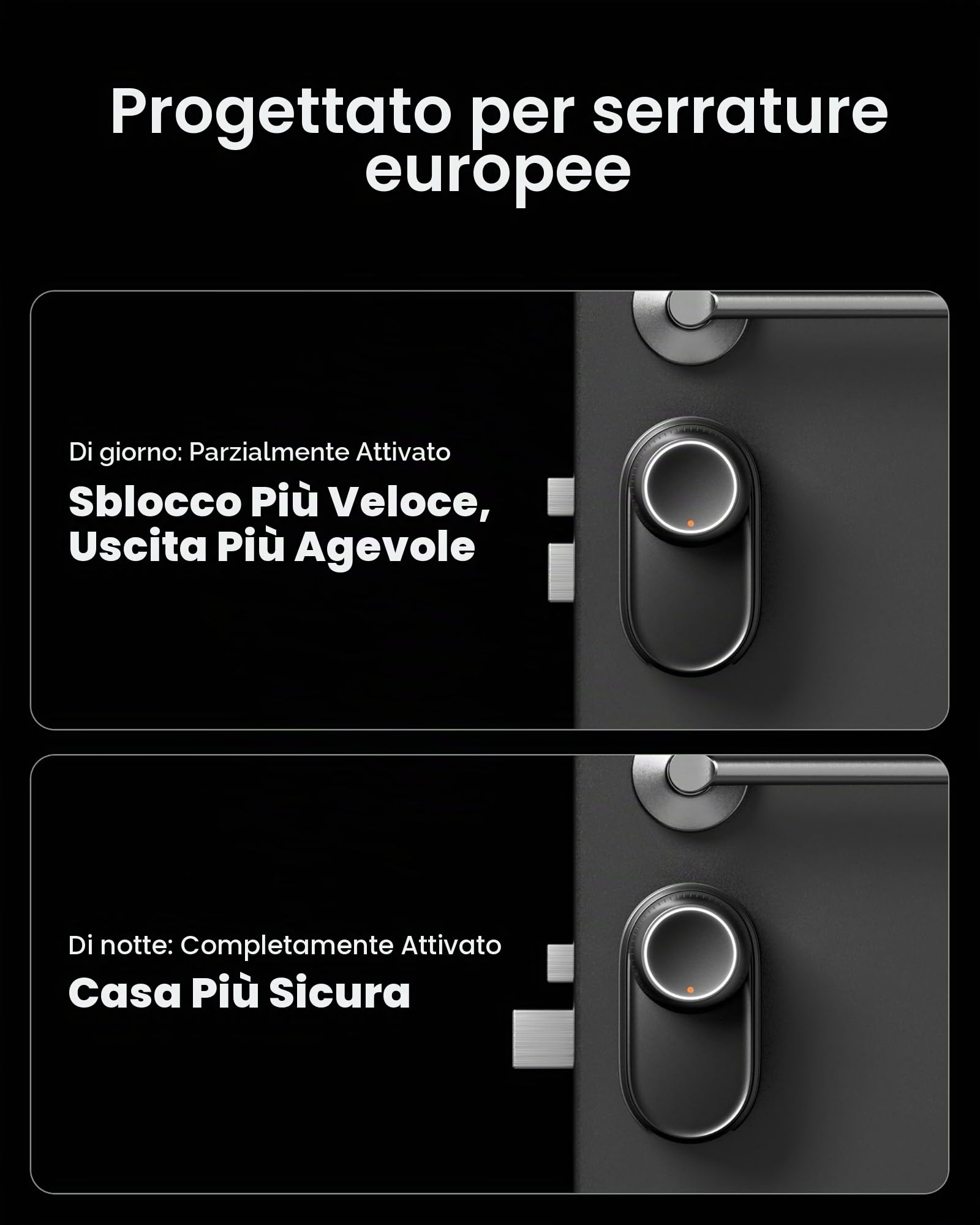 SwitchBot WLAN Smart Lock Ultra mit Videocitofono, Fingerabdruck-Entsperrung, Elektronisches Türschloss, Türöffner per Fingerprint, Passcode, Smartphone, Alexa, Google, unterstützt Matter