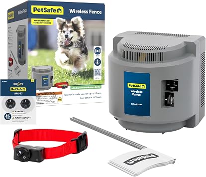 PetSafe Wireless Pet Containment System with 2 Replacement Collar Batteries