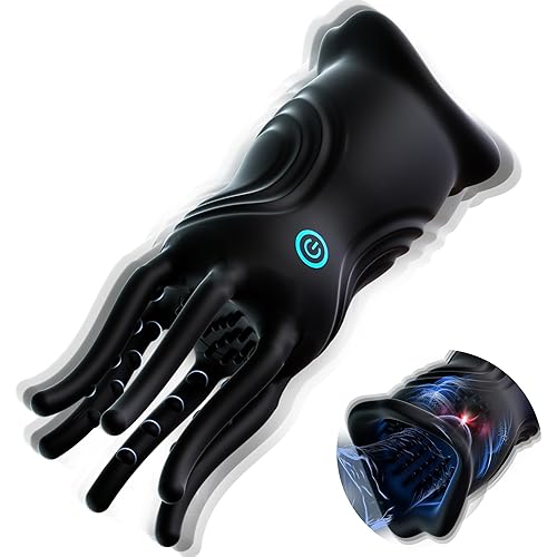 Penis Vibrator Male Masturbator – Mens Vibrator Sex Toys for Men with 10 Vibrations, Realistic Lips & Tentacle Texture Stimulation Stroker, 360° Full-Surround Blowjob Sex Machine for Penis Trainer