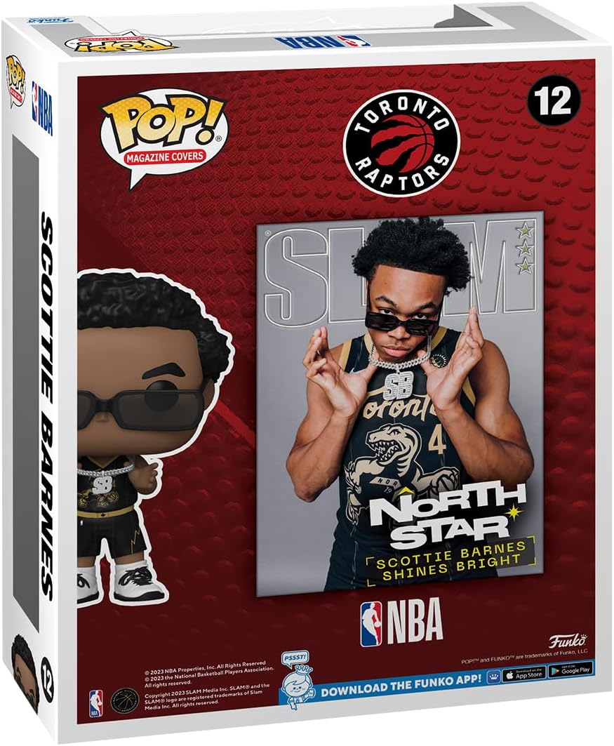 Funko Pop! NBA Cover: Slam, Scottie Barnes, Collectable Vinyl Figure, Gift Idea, Official Merchandise, Toys for Kids & Adults - Image 3