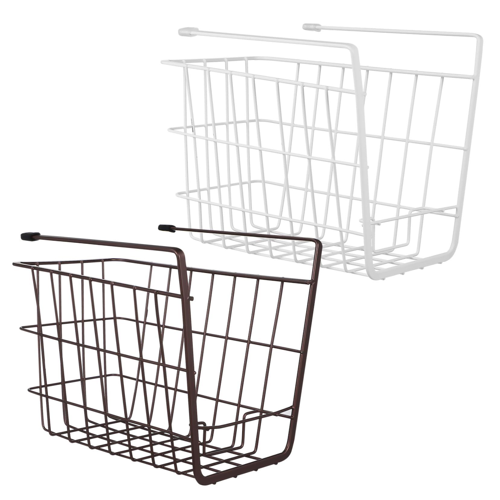 2piezas Cestas De Almacenamiento Colgantes Para Debajo Del Estante Organizadoras De Cocina y De Unidades Para Despensa y Armarios