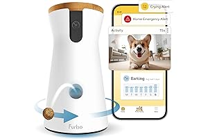Furbo 360° Dog Camera Nanny Bundle: Security Alerts & Smart Treat Dispenser