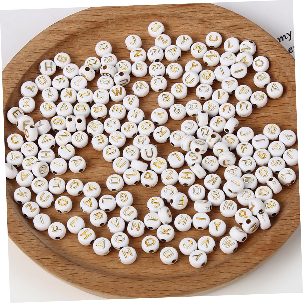 SHINEOFI 4000piezas Abalorios De Letras De Acrílico Decorativos Para Manualidades Para Pulseras y Collares
