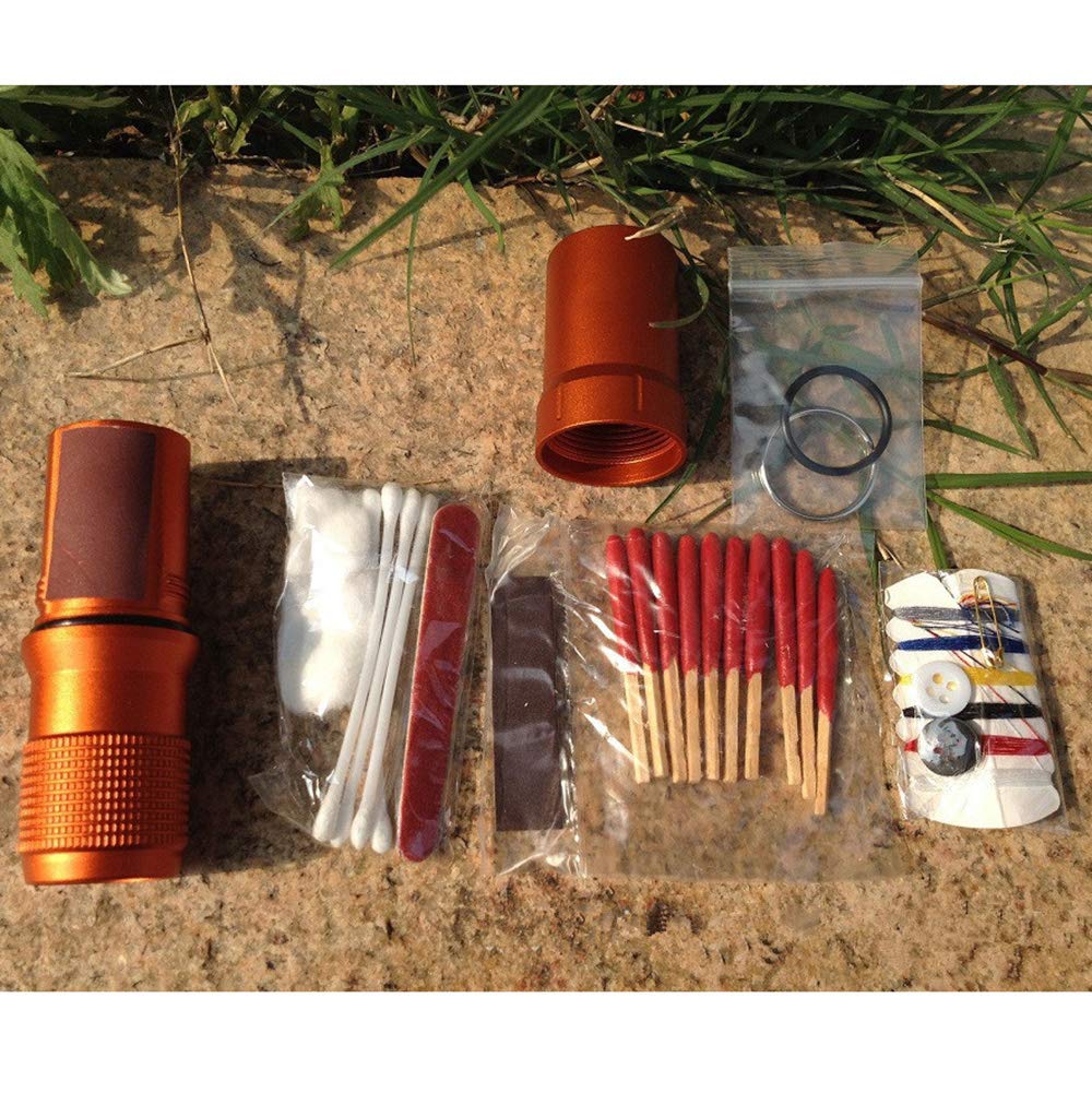 Boîte étanche Militaire Weiye - Pour Pilules, Allumettes, Piles - 10cm - Parfaite Pour EDC Et Survie