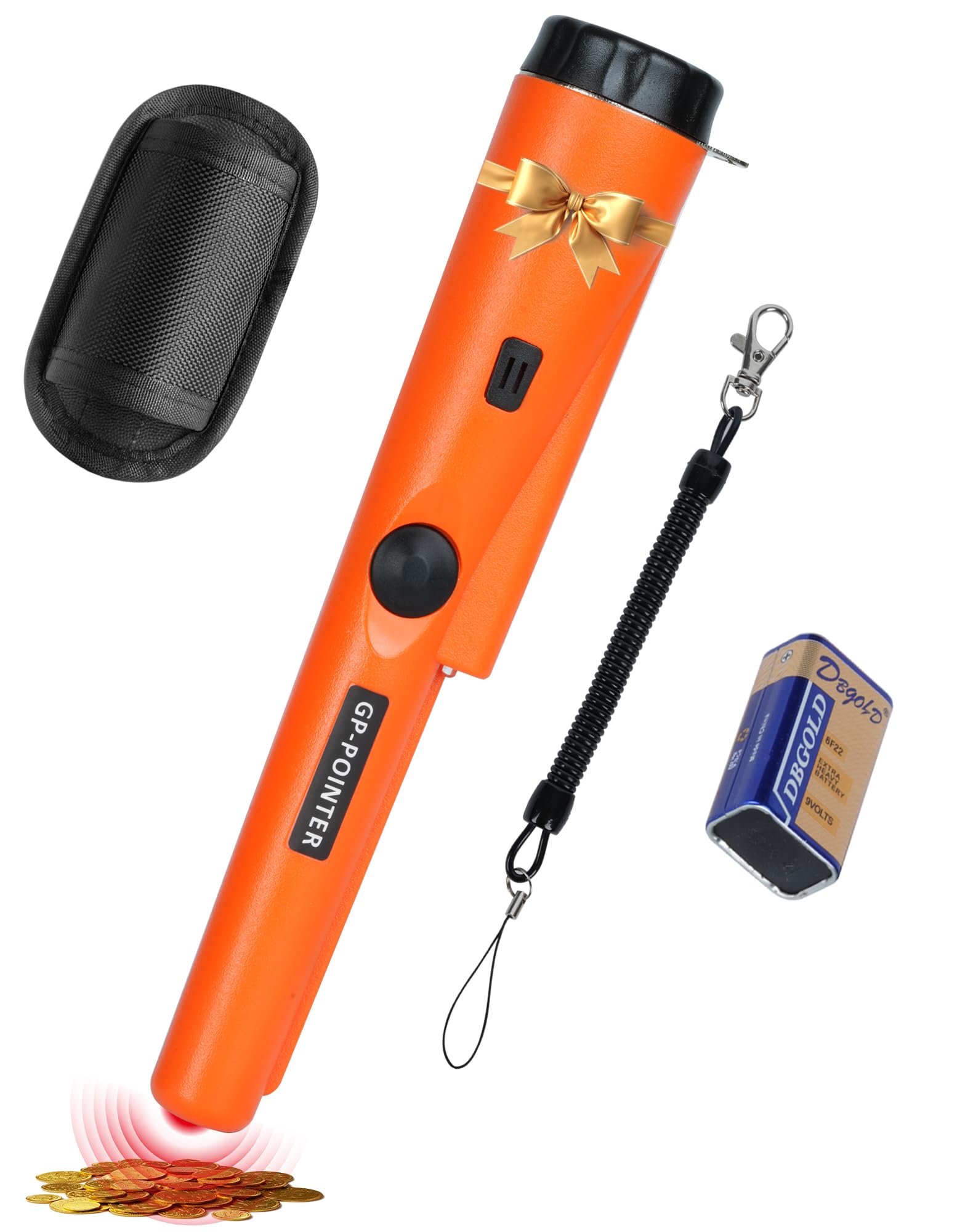 Détecteur De Métaux Pinpointer étanche IP66 - Détection 360°, Portée 3-5 Cm, Alarme Sonore/vibrante, LED, Avec étui Ceinture, Pour Chasse Au Trésor - 4