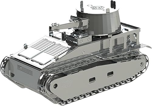 METAL-TIME Modelo LEICHTTRAKTOR VS.KFZ.31, rompecabezas 3D para adultos o adolescentes, kit de modelo de rompecabezas de metal DIY, rompecabezas de