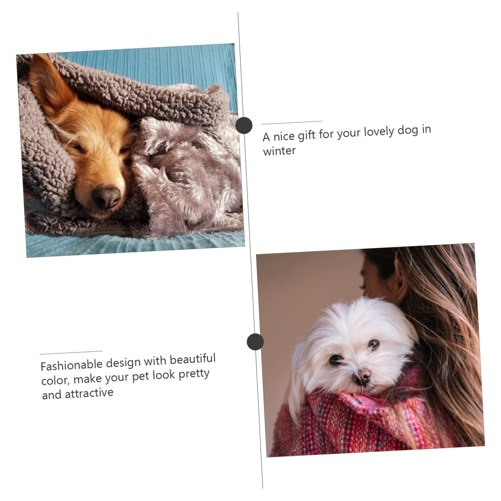 BESPORTBLE 3 Pz felpa con cappuccio per cani da cucciolo offerteforniture per animali domestici vestiti vello di cane felpa con cappuccio da cucciolo Collo di pelliccia invernali