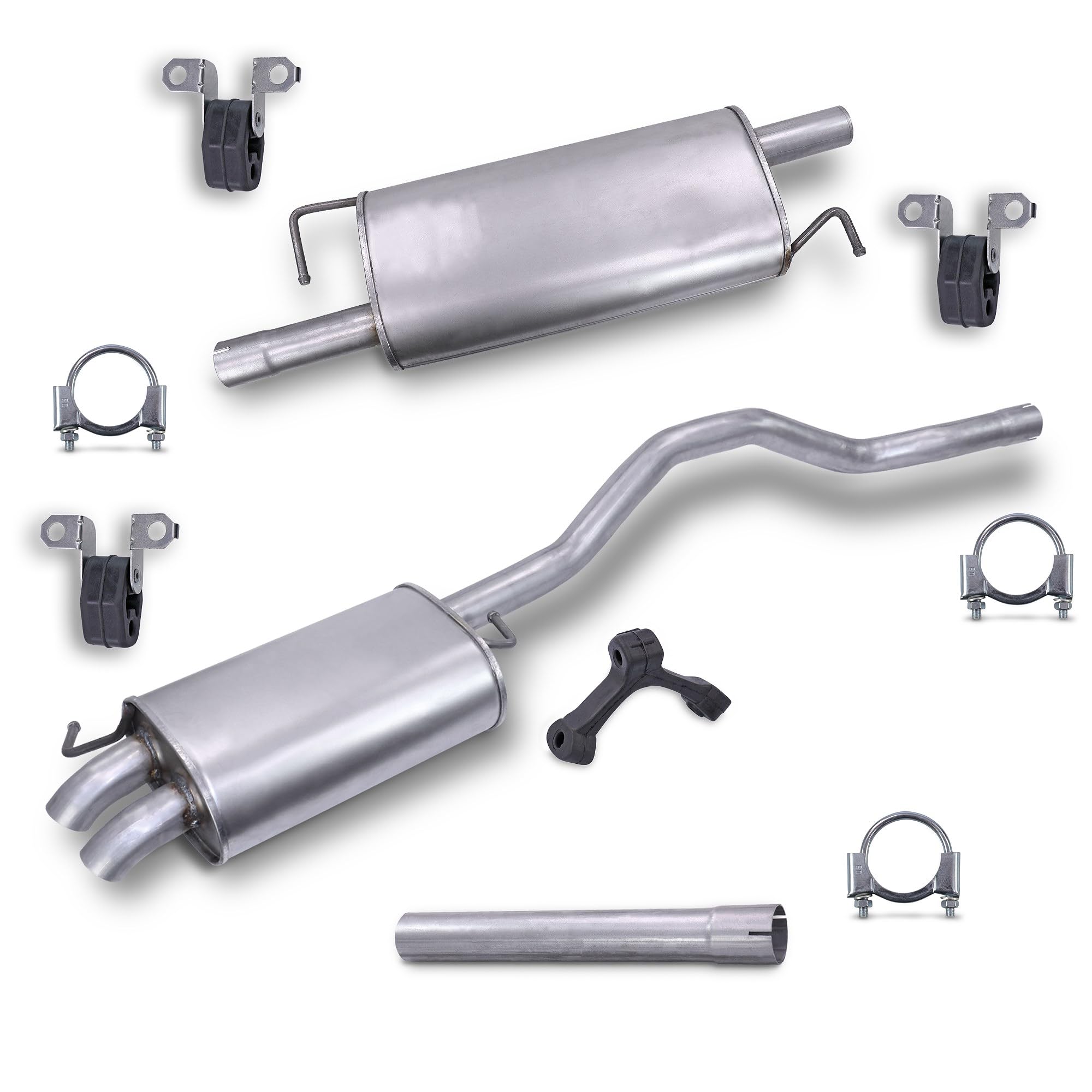 ATEC Germany Silencieux Set 1x Silencieux central, 1x Silencieux final, 3x