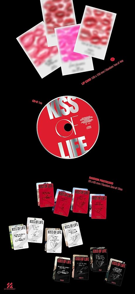 kiss of life アルバム 雑誌 KISS OF LIFE Kiss of Life 1st Mini Album CD+204p Magazine