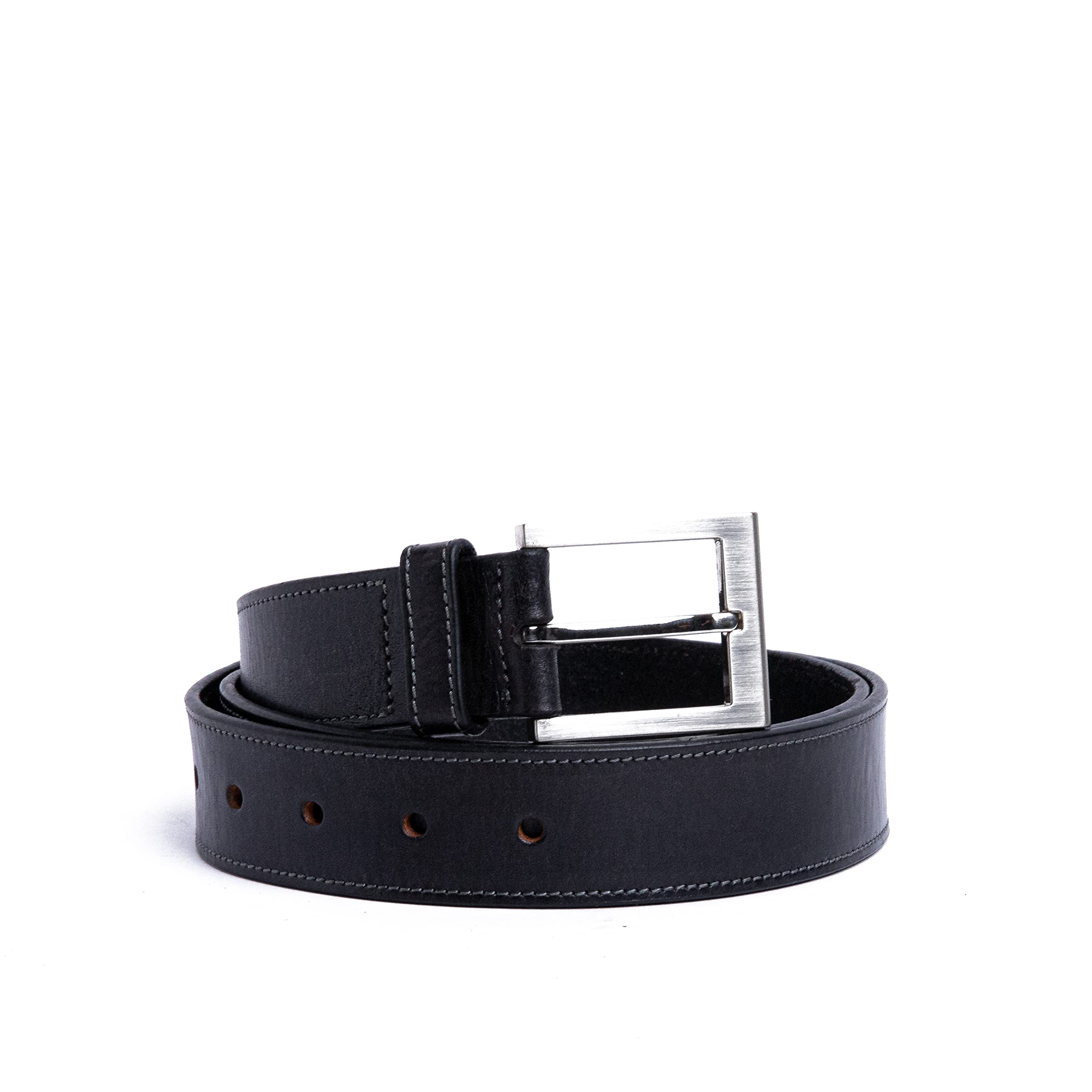 España Range, Eduardo Black Color, Casual, Vegetable Tanned Spanish Leather Belt-picture-26