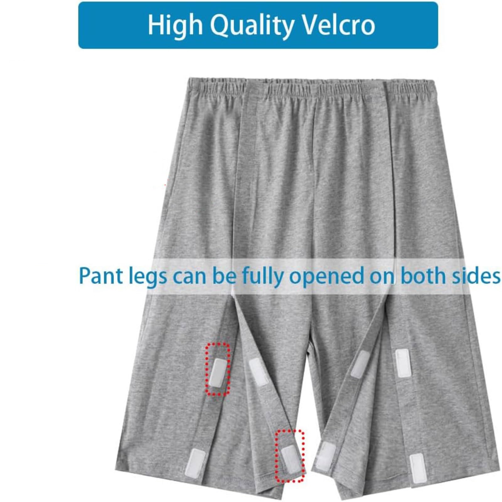 Camici Unisex in Cotone for pazienti, Completamente Aperti su Entrambi i Lati for pazienti Costretti a Letto, Camicie da Notte estive Corte for Ospedale