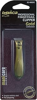 Professional Stainless Steel Fingernail Clipper - Sharp Sturdy Nail Cutter - Rose Gold