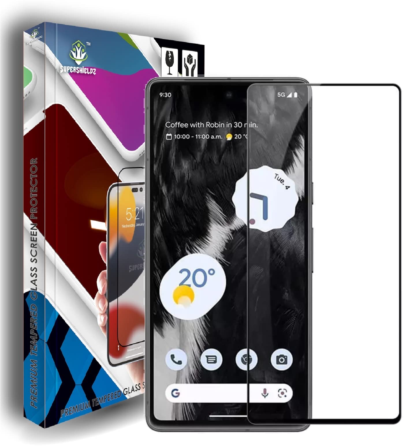 Supershieldz (1 Pack) Diamond Shield for Google Pixel 7a Screen Protector Guard [10X Military Grade Shatterproof] HD+ Curved [Case Friendly] Clear Full Glue Tempered Glass for Google Pixel 7a (B0CBPYVQ7W) Amazon Price History, Amazon Price Tracker
