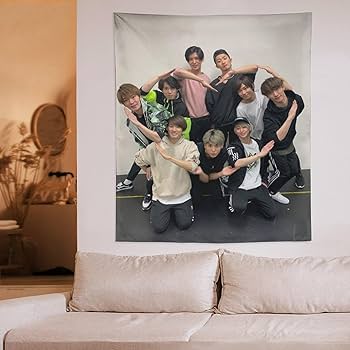 Amazon.co.jp: SnowMan 写真 人気 タペストリー 壁掛け 壁飾り 大判