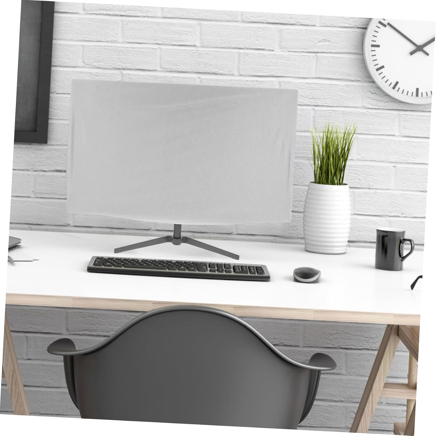 Monitor Cover Laptop Screen Protector Elastic Sleeve for Computer Screen Decor