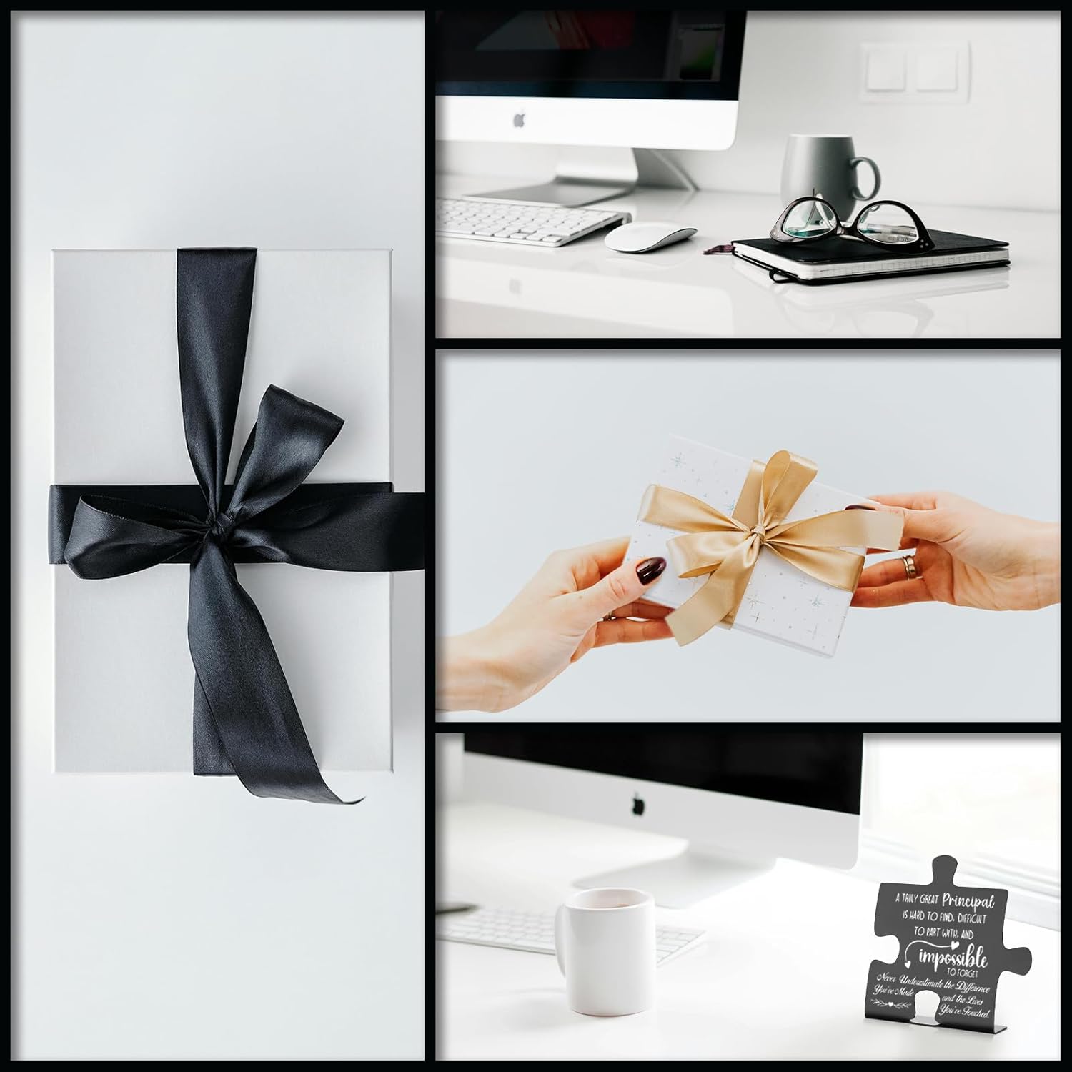 A Truly Great Principal Sign Decor, Thank You Appreciation Gift for Principal Leaving Graduation Retirement Going Away Farewell Gifts Stainless Steel Puzzle Piece Decorative Signs Plaques Bnn5 - Image 6