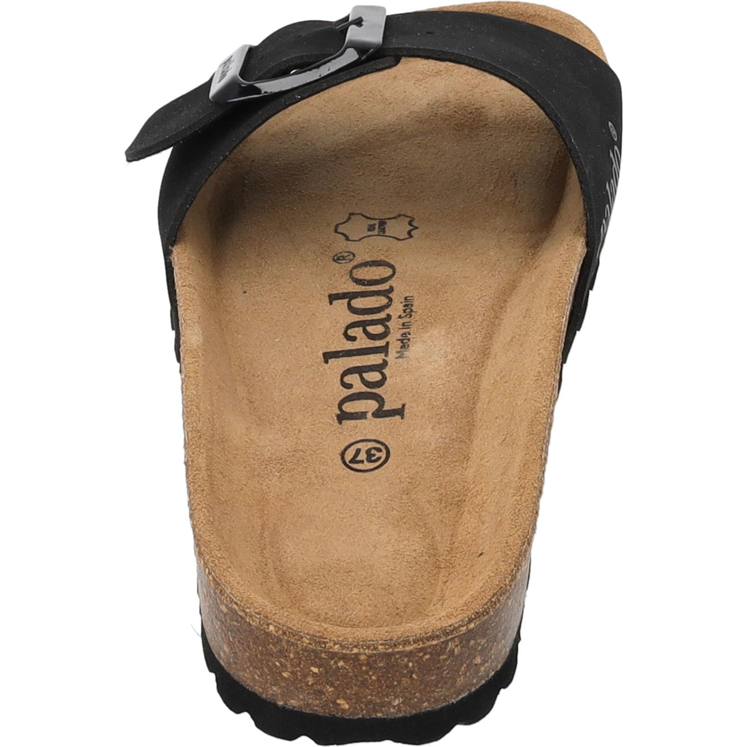 Palado Pantoletten Damen Malta EGS Haze – elegante Sandalen Made in Spain - bequeme Hausschuhe mit Kork-Fußbett - modische Sommerschuhe