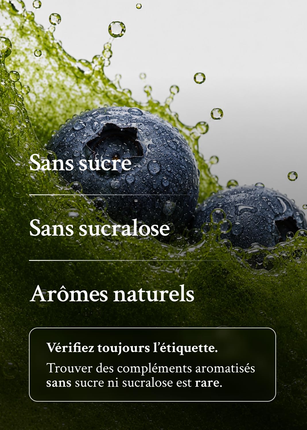 Intenson Green Formula Myrtille, Super Greens en Poudre, Mélange de Superaliments avec Chlorella, Spiruline, Ashwagandha avec OPC et Moringa, Sans Sucre, Naturellement Sucré, 300 g