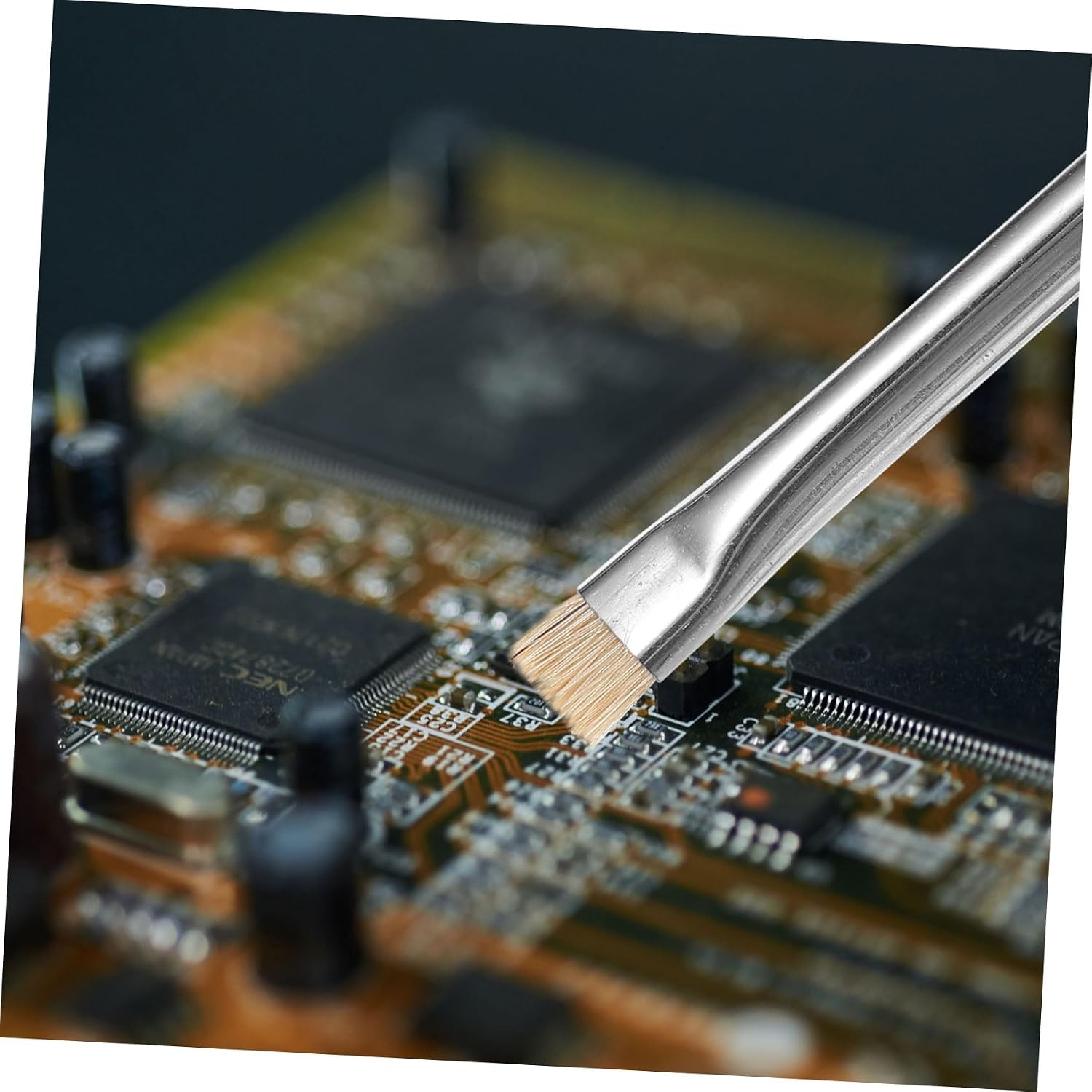 Double -Static Motherboard Cleaning Brush Ergonomic Dust Removal Tool for Electronics Lightweight and Portable for Phone and Keyboard Maintenance