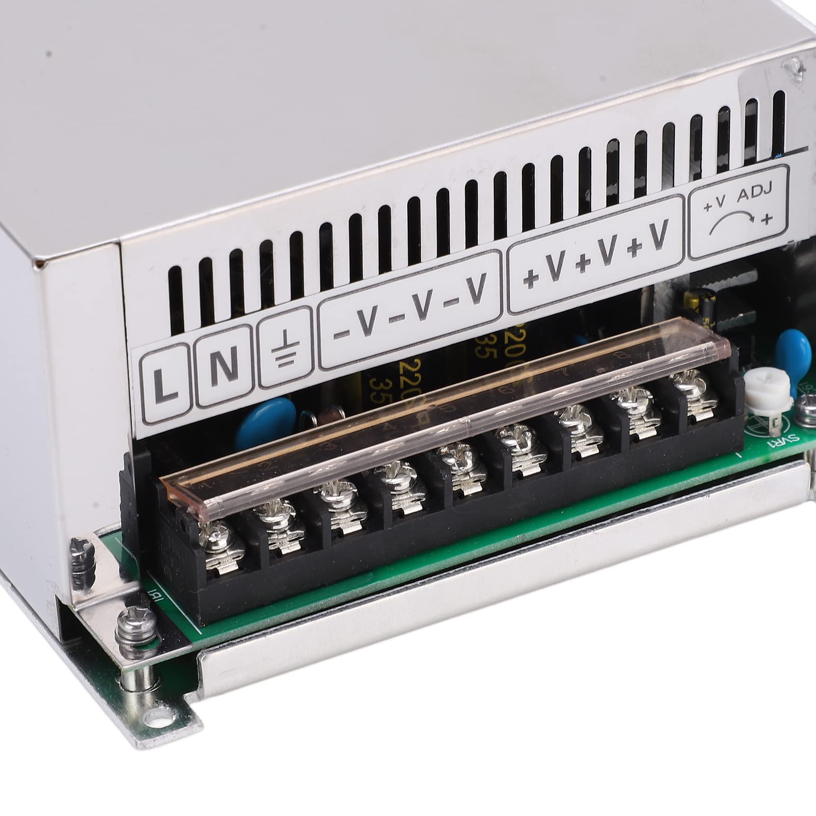 lyrlody Trasformatore Interruttore Alimentatore LED in Lega di Alluminio 500W Adattatore di Alimentazione da 100 a 240VAC con Coperchio di Giunzione per Dissipazione del Calore Cavo per Telecamera
