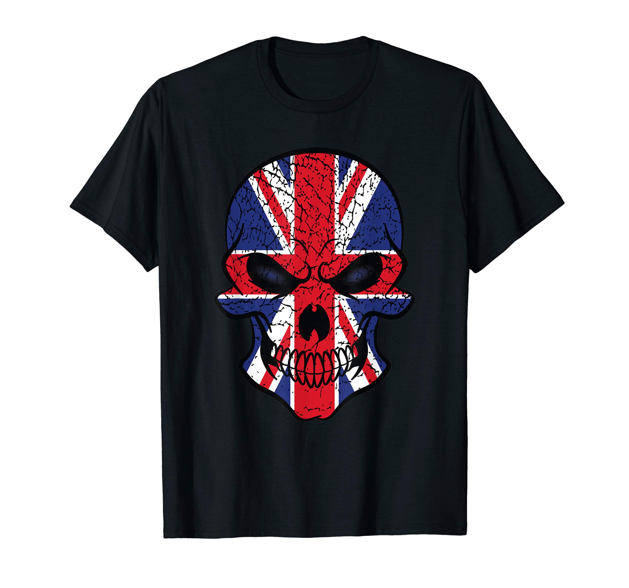 Pride Flag Union Jack Gift | British Flag Skull | UK Flag T-Shirt