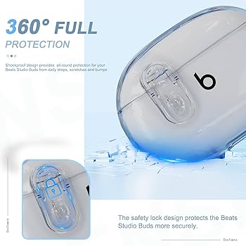 【美品】Beats Studio Buds + クリア Amazon.com: Beats Studio Buds/Studio Buds Plus Case Cover