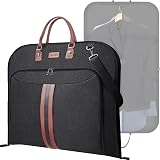 Amazon product image of BALEINE Garment Bags for Travel, Water Resistant Carry on Suit Bag | Durable 600D Oxford Fabric, Reinforced PU Handles, Wrinkle Free Storage, Adjustable Shoulder Strap, Multiple Storage Pockets