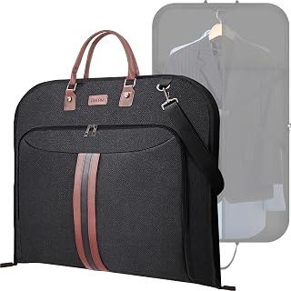 BALEINE Water-Resistant Garment Bag for Travel, Wrinkle-Free Carry-On Suit Bag