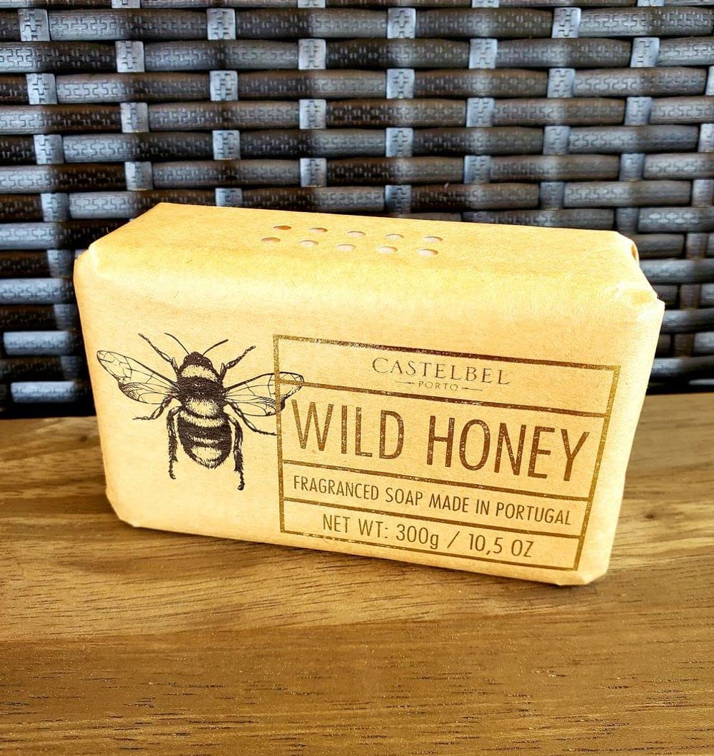 Castelbel Porto Wild Honey Fragranced Soap Bar, 10.5 Ounces