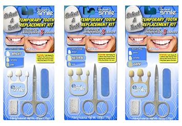 Instant Smile Select A Tooth Temporary Tooth Replacement Kit- Bright
