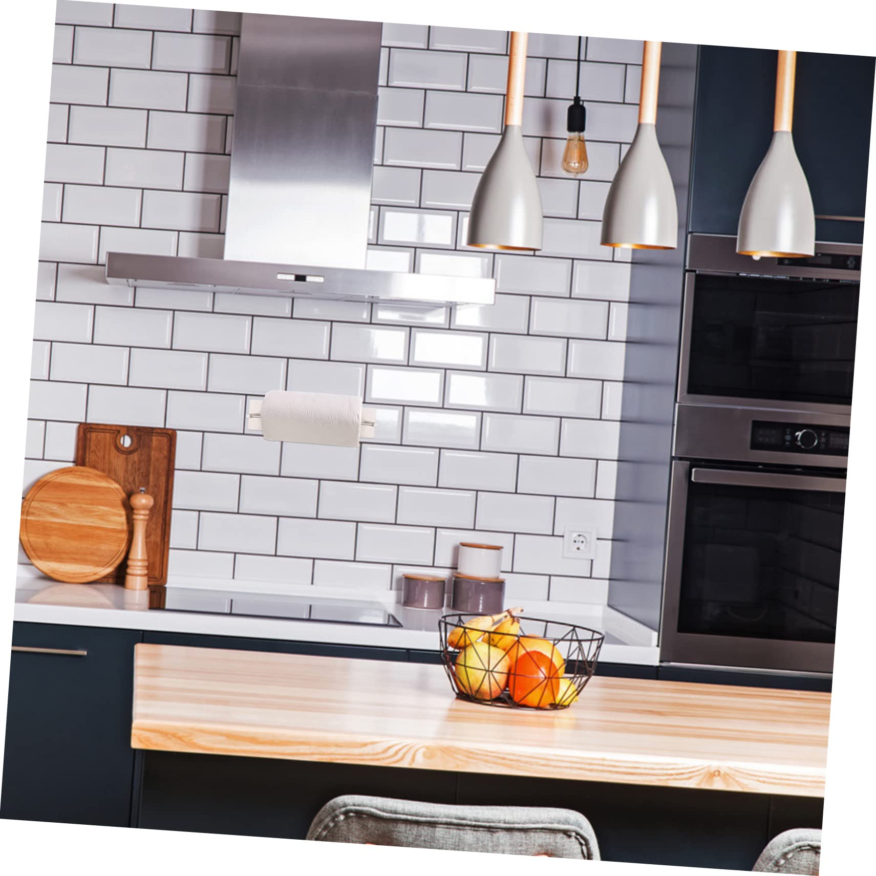 Ciieeo 2 Pares Magnéticos Inoxidable Soporte de Pared sin Perforación Colgar Toallas y Utensilios Refrigeradores y Superficies Metálicas