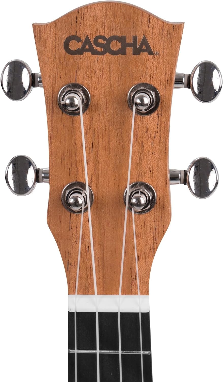 CASCHA, 4-String Premium Mahogany Soprano Starter Pack with Ukulele Method with CD+DVD, Clip-On Tuner, Padded Bag and 3 Picks (HH 2027 GB)