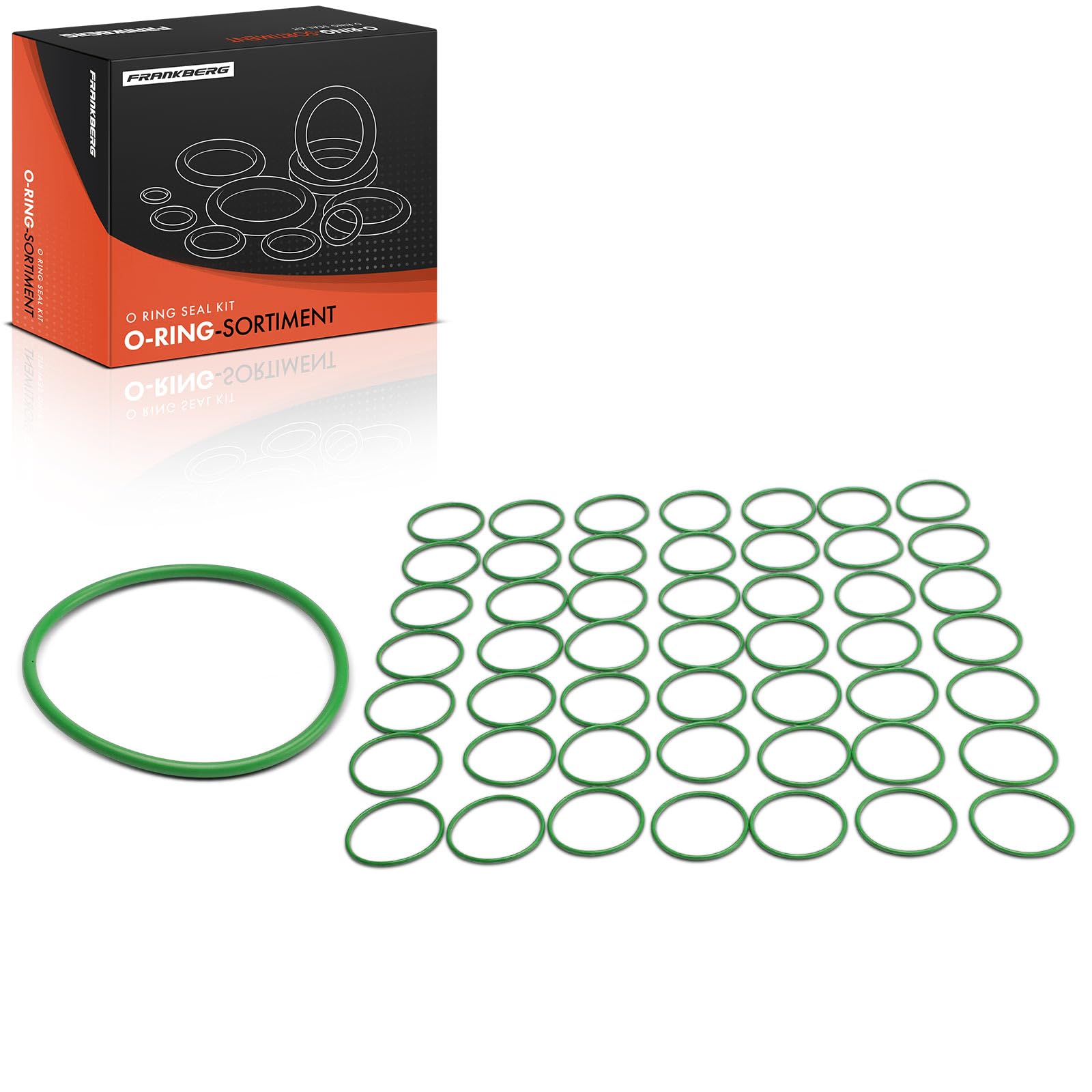 Frankberg Juego de juntas tóricas para aire acondicionado (50 unidades) | Exact ID(52.07±0.43mm), Exact CS(2.62±0.08mm), HNBR, 50 unidades