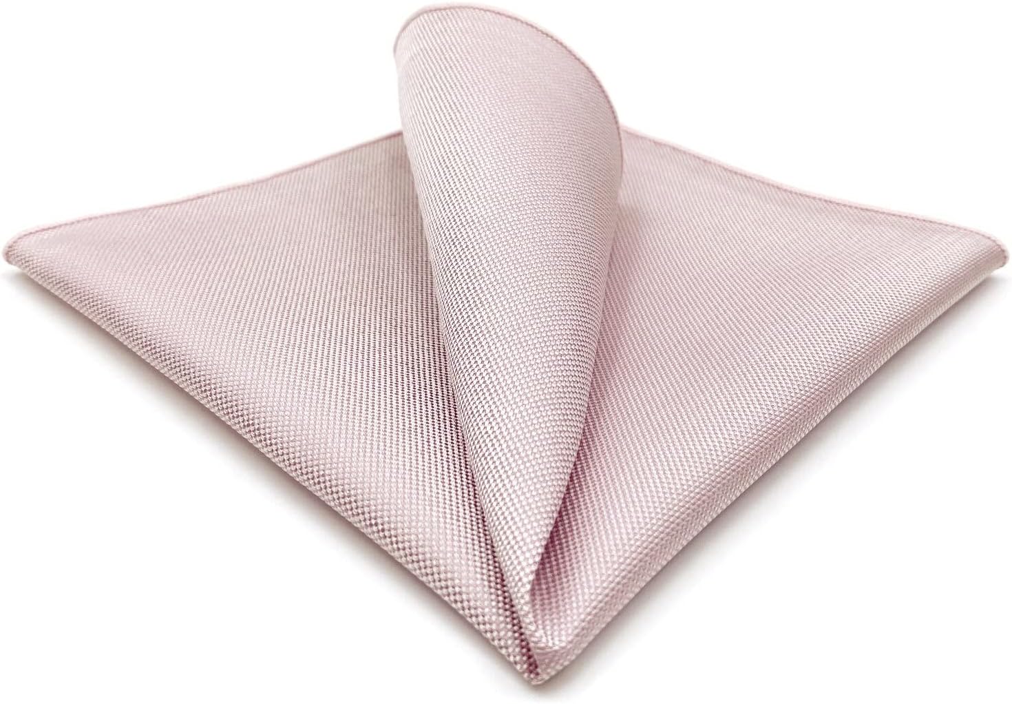 S&W SHLAX&WING Mens Pocket Square Solid Color Plain Blue Red Grey Large for Suit