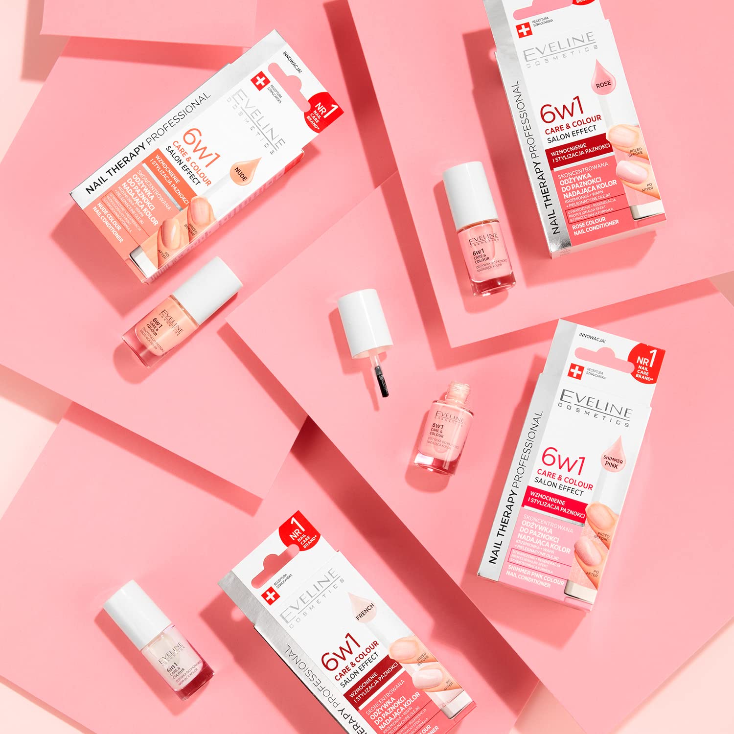 Eveline Cosmetics Nail Therapy Professional Concentrated Nail Conditioner with Color - Nude, 5ML | Nourishing Nail Treatment with Colour&Double Strong Complex for Strength and Shine - Image 3