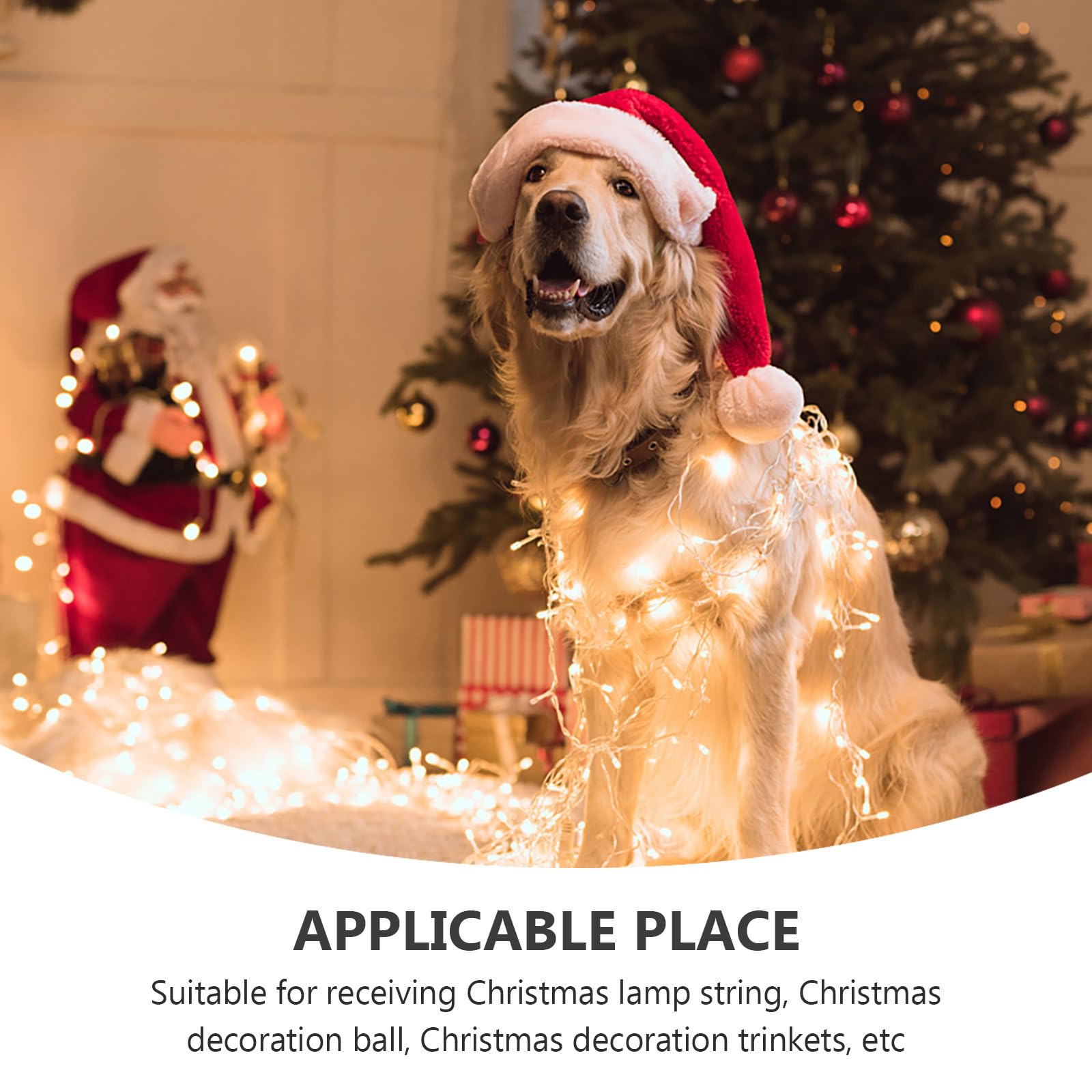 2 Stk Weihnachts- Weihnachtsfach Behälter Weihnachtsdekoration Weihnachtsschmuck Bin Faltbarer Behälter Zusammenklappbare Aufbewahrungsbehälter Geschenkhalter Pvc