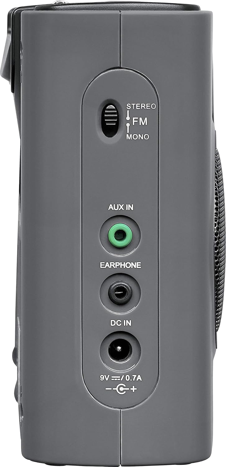 Sangean PR-D15 Digital Portable Stereo RDS Receiver Gray