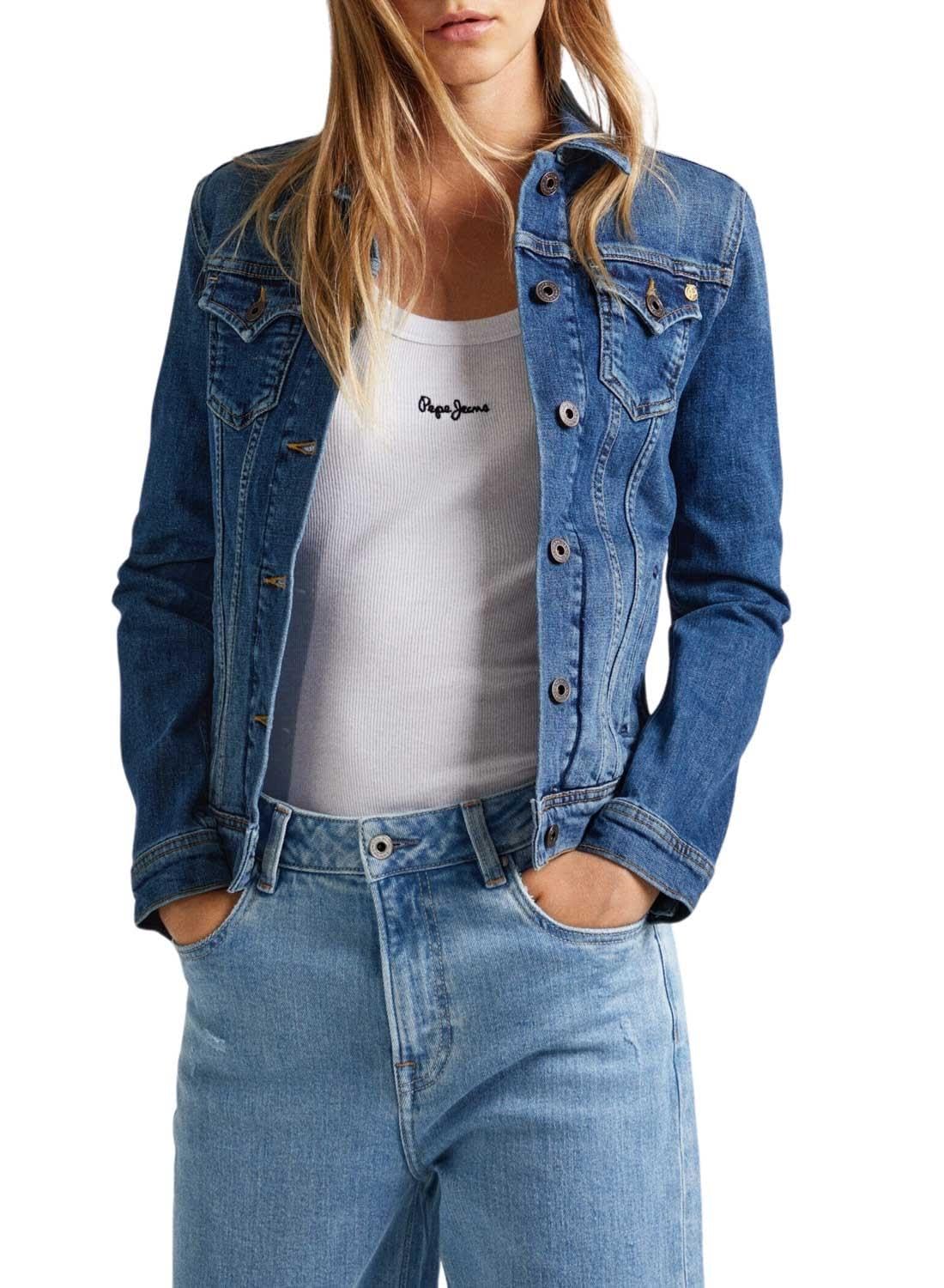 Pepe Jeans Women's Thrift Blue (Denim-HT7) S